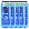 5 x NIVEA MEN Fresh Ocean Duschgel je 250ml 3in1 mit Produktbild-Vorschau 1