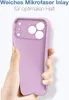 A hand holding a purple phone case. Produktbild-Vorschau