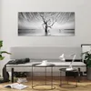 Bilder auf glas - Einteilig - Schwarzweiß Baum See - Produktbild-Vorschau 6