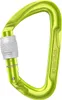 Grüner Verschlußkarabiner "Pure Screw" von Edelrid; ideal für Klettern; mit Schraubverschluss. Produktbild-Vorschau