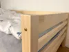Niedriges Kinderholzbett TULY mit Barriere 90x190 cm Beige, Produktbild-Vorschau 3