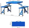 CASARIA® Camping Klapptisch Set mit 4 Stühlen Campingtisch Produktbild-Vorschau 4