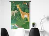 MuchoWow® Wandteppich Wandbehang Dschungel - Giraffe - Produktbild-Vorschau 4