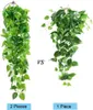 2 Stück künstliche hängende Pflanzen, 90 cm gefälschte Produktbild-Vorschau 3