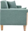 Miliboo - Skandinavisches Sofa 3-Sitzer aus graugrünem Produktbild-Vorschau 4