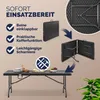 CASARIA® Gartentisch klappbar Polyrattan Campingtisch Produktbild-Vorschau 4