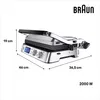 Braun Elektrogrill – CG9047 Produktbild-Vorschau 8
