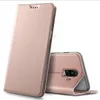 A rose gold flip case for a Samsung Galaxy A6 Plus phone is shown. Produktbild-Vorschau