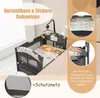 4 in 1 Kinderreisebett Klappbar, Babybett Höhenverstellbar Produktbild-Vorschau 3