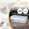 okwish Hochglanz Couchtisch Kaffeetisch mit Zwei Schubladen Produktbild-Vorschau 5