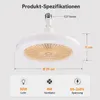 30W stropný ventilátor s osvetlením a diaľkovým ovládaním, Náhľad obrázku produktu 5