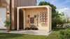 Karibu Promajna small Pavillon mit Rückwand und 1 Produktbild-Vorschau 2
