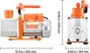 Pompe à vide SucceBuy avec manomètre, 7 CFM 198 L/min, Voir les images du produit 8