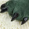 Erwachsene Hausschuhe Paws Grün 3D mit Krallen EU 37-44 Produktbild-Vorschau 3