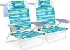 COSTWAY Strandstühle 2er Set klappbar, Campingstühle mit Produktbild-Vorschau 1