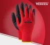 12 Paar Arbeitshandschuhe Gr. 9 Latex beschichtet Late Red Produktbild-Vorschau 2