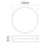 EMOS Luminaire LED TORI 33 cm, 24 W, blanc neutre, IP54, Voir les images du produit 15