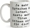 Mr. & Mrs. Panda Becher Spruch Sprachen lernen und anwenden Produktbild-Vorschau 3
