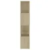 vidaXL Regálová knihovna Sonoma Oak 60x24x124,5cm výrobek Náhled obrázku produktu 6