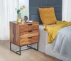 Nachttisch Boxspringbett Massivholz 50x40x65 cm Produktbild-Vorschau 3