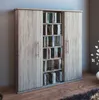 CD Shelf Wood | Szafka CD z 1 ESG szklanymi drzwiami Podgląd zdjęcia produktu 4