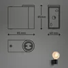 Briloner Donga Lampe de miroir salle de bain, IP44 Voir les images du produit 9