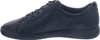 A side view of a black leather sneaker. Produktbild-Vorschau