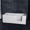 PureHaven Baignoire pour personnes âgées 150x75 cm Siège et Voir les images du produit 2