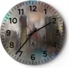Wanduhr - Rund - Glasuhr - Stadt Abstraktion - 40x40cm - Produktbild-Vorschau 1