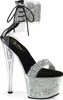 SKY-327RSI Damen Sandale von Pleaser, Silber Schwarz , EU Produktbild-Vorschau 1