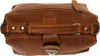 Top view of a brown leather handbag. Podgląd zdjęcia produktu