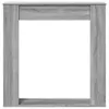 vidaXL Obudowa kominka szara Sonoma 100x20x100 cm materiał Podgląd zdjęcia produktu 4