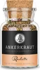 A glass jar of spice blend with a cork stopper, on a white background. Podgląd zdjęcia produktu