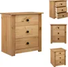 vidaXL Nachtschrank 46x40x57 cm Kiefernholz Panama -  Produktbild-Vorschau 1
