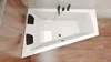 Wanna Akrylowa Zestaw 4w1 Asymetryczna 170x125 Lewa Biała + Podgląd zdjęcia produktu 3