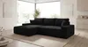 CORNERO Ecksofa mit schlaffunktion VERONA links schwarz Produktbild-Vorschau 4