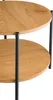 CLP Couchtisch Edduma rund aus Holz 2 Ebenen Metallgestell Produktbild-Vorschau 5