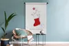 MuchoWow® Wandteppich Wandbehang Winter - Weihnachtssocke - Produktbild-Vorschau 5