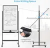 Mobilna tablica dwustronna, 60 x 90 cm, tablica magnetyczna Podgląd zdjęcia produktu 6