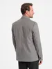 Ombre Clothing Karierte Herrenjacke Durothil grau S Produktbild-Vorschau 7