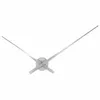 NeXtime - 2269ZI - Horloge murale - 85cm - argent - Hands Voir les images du produit 1