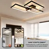 ZMH LED Plafonnier Noir Dimmable avec télécommande Salon Voir les images du produit 6