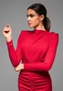 Ombre Abendkleid mit Langarm rot XS Produktbild-Vorschau 2
