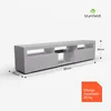 Blumfeldt TV Board Blanc, Meuble de salon pour TV, Meuble Voir les images du produit 7