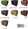 HolzGarden Set 3 Stück Pflanzkübel Holz 2x 80x30x40 cm + Produktbild-Vorschau 8