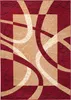 A flat lay image of a rug with a modern abstract design. Náhled obrázku produktu