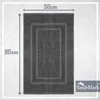 Badematte Badvorleger 2er Pack 50x80cm, 100% Baumwolle, Produktbild-Vorschau 3
