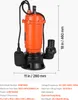 Ponorné čerpadlo VEVOR 1500 W, 22800 l/h, liatinové Náhľad obrázku produktu 7
