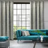 Vorhang marsala silber 140x250 cm  Ösen Ösenvorhang Produktbild-Vorschau 7