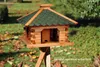dobar Rustikales Vogelfutterhaus mit Bitumendach, Vogelhaus Produktbild-Vorschau 4